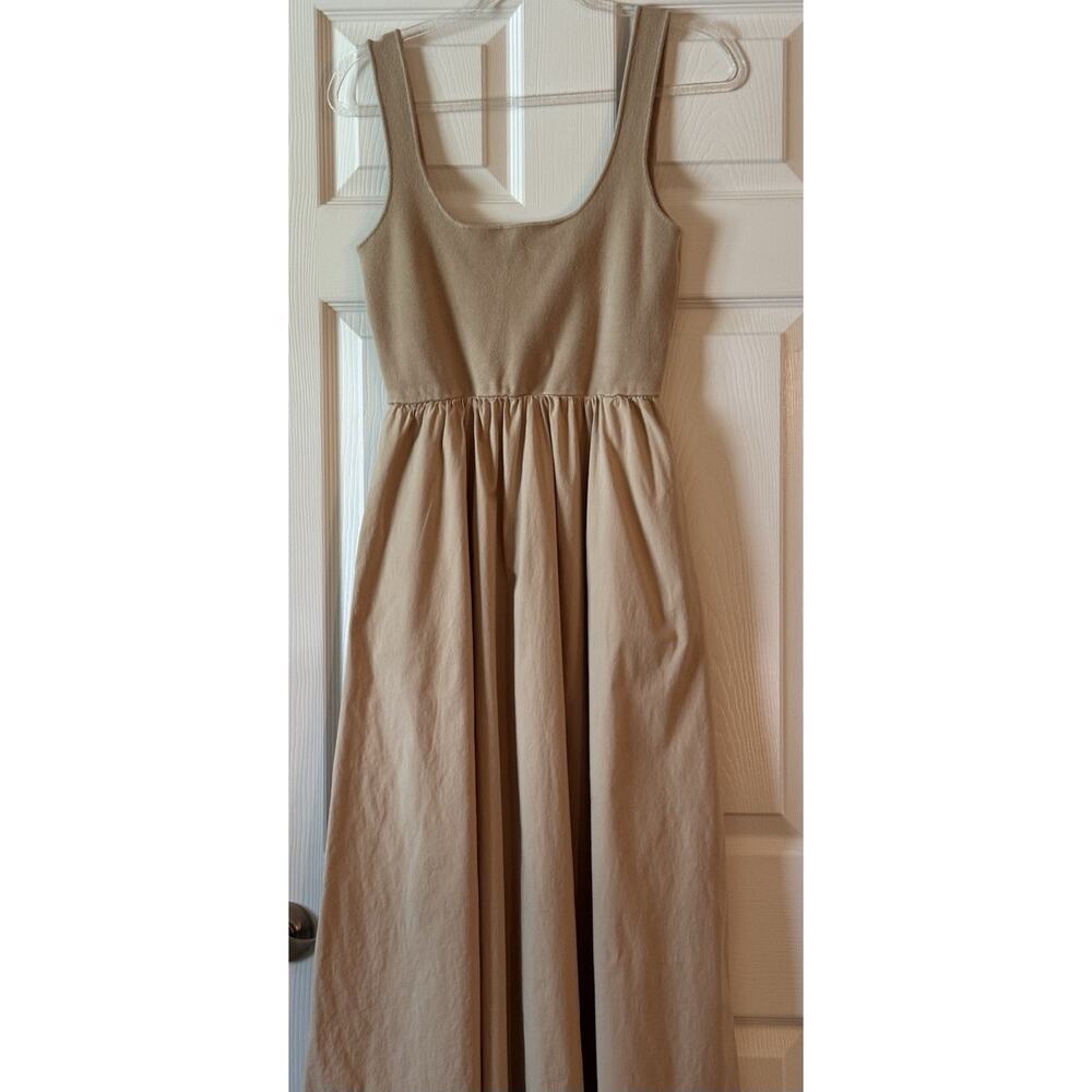 All:Row The Lucinda Midi Dress in Khaki Size L